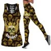 Pittsburgh Steelers Women's Hollow Out Tank Top + Legging HR29