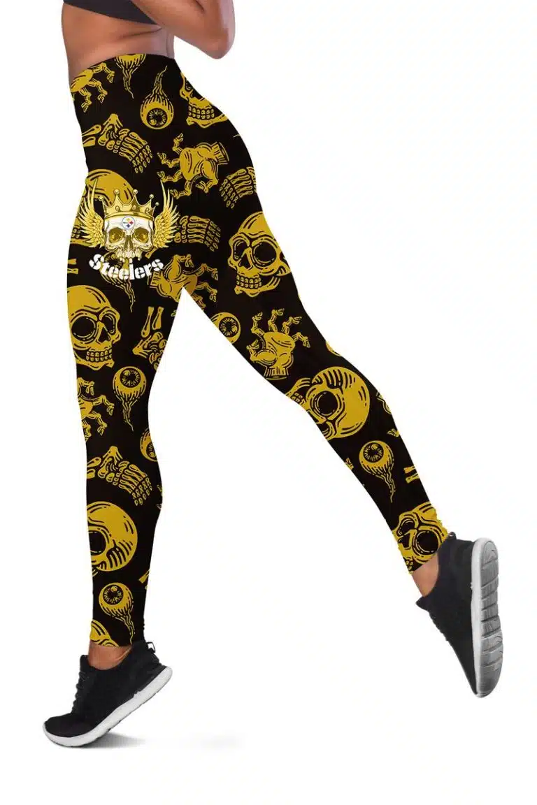 Pittsburgh Steelers Women's Hollow Out Tank Top + Legging HR29 - Image 3
