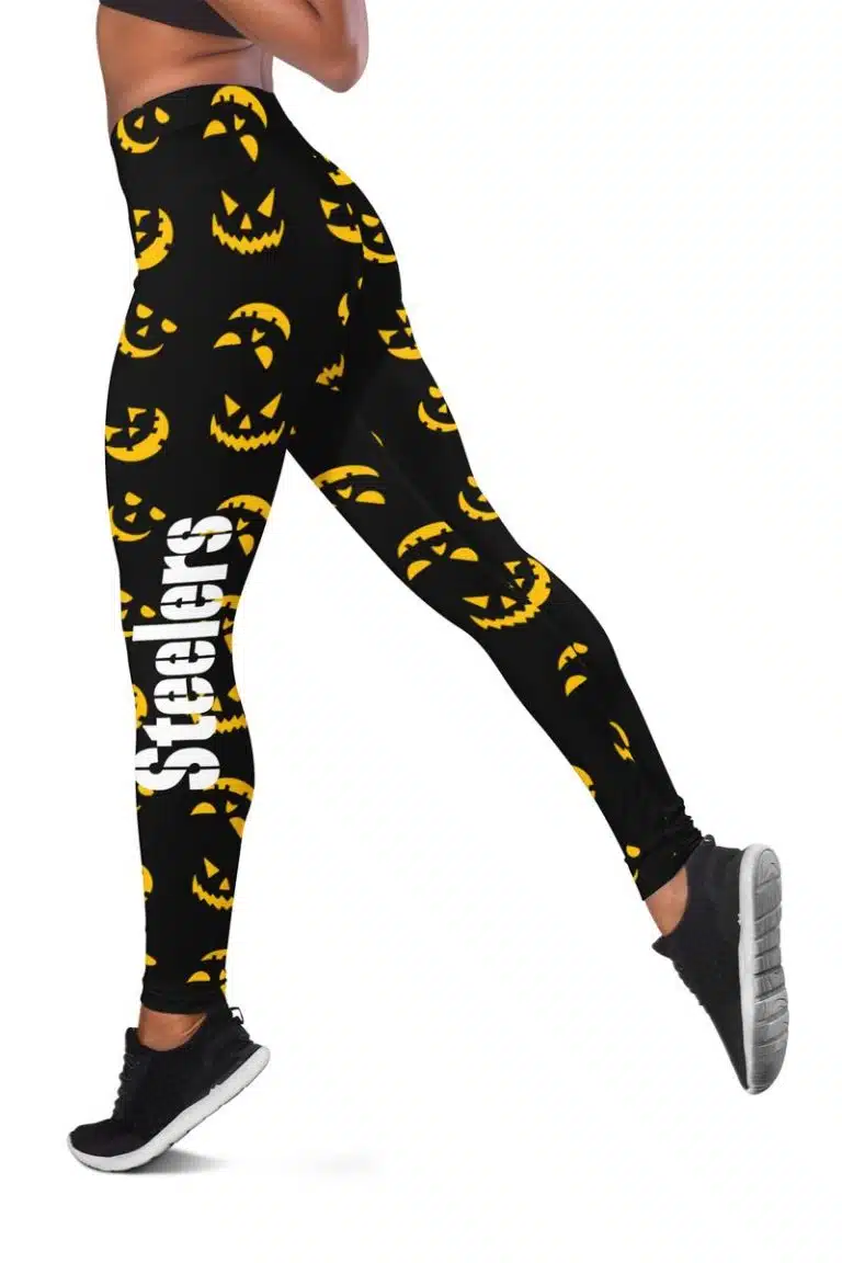 Pittsburgh Steelers Women's Hollow Out Tank Top + Legging EH31 - Image 3