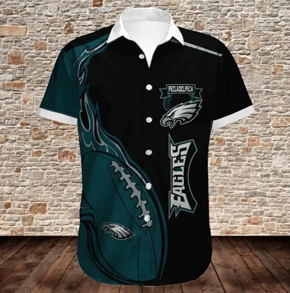 Philadelphia Eagles Button-Up Shirt YR74