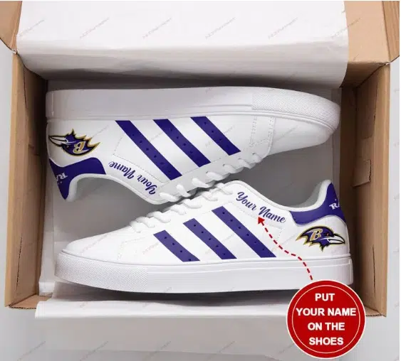 Baltimore Ravens Stan Smith Shoe CW74 - Image 2