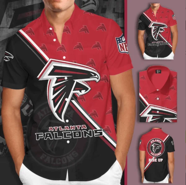 Atlanta Falcons Button-Up Shirt DF37