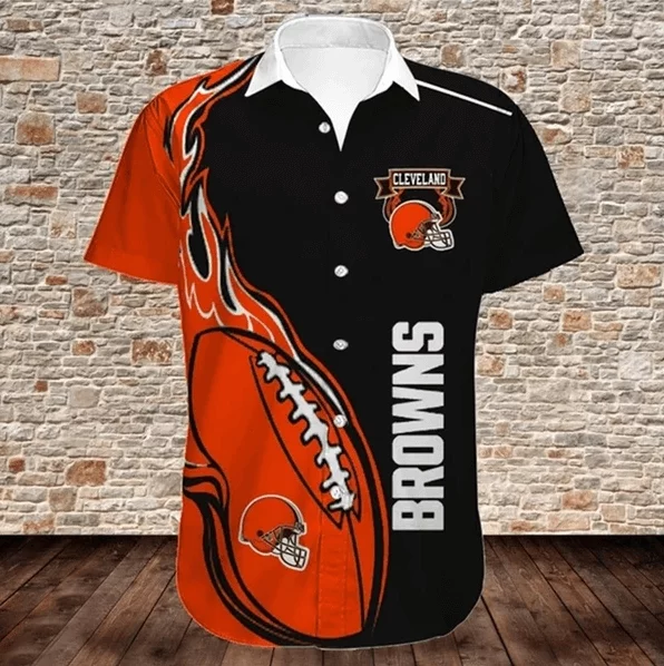 Cleveland Browns Button-Up Shirt GH12