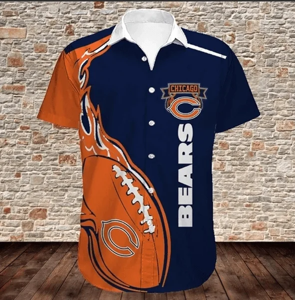 Chicago Bears Button-Up Shirt TD31