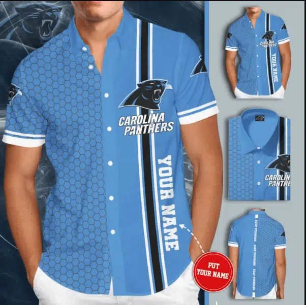 Carolina Panthers Button-Up Shirt LR64