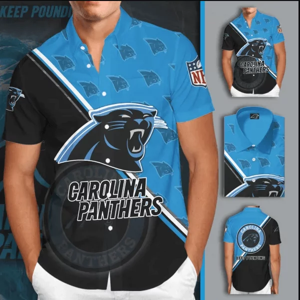Carolina Panthers Button-Up Shirt EG59