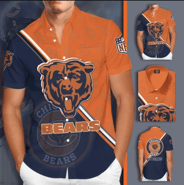 Chicago Bears Button-Up Shirt JW14