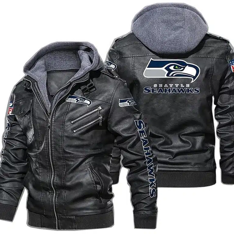 Seattle Seahawks Leather Jacket RG31