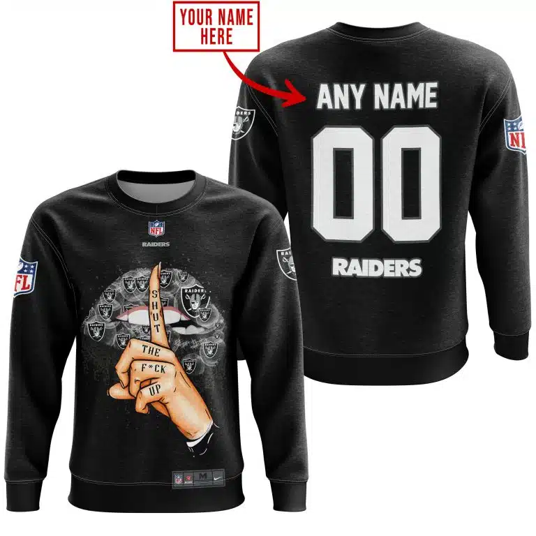 Shut The Fck Up | Las Vegas Raiders | Custom Your Name - Image 5