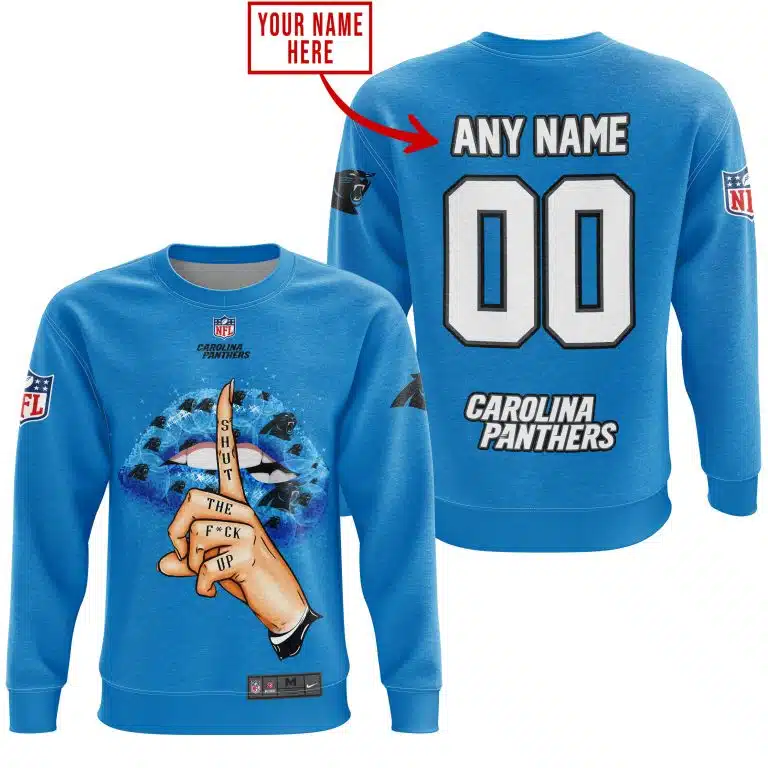 Shut The Fck Up | Carolina Panthers | Custom Your Name - Image 5