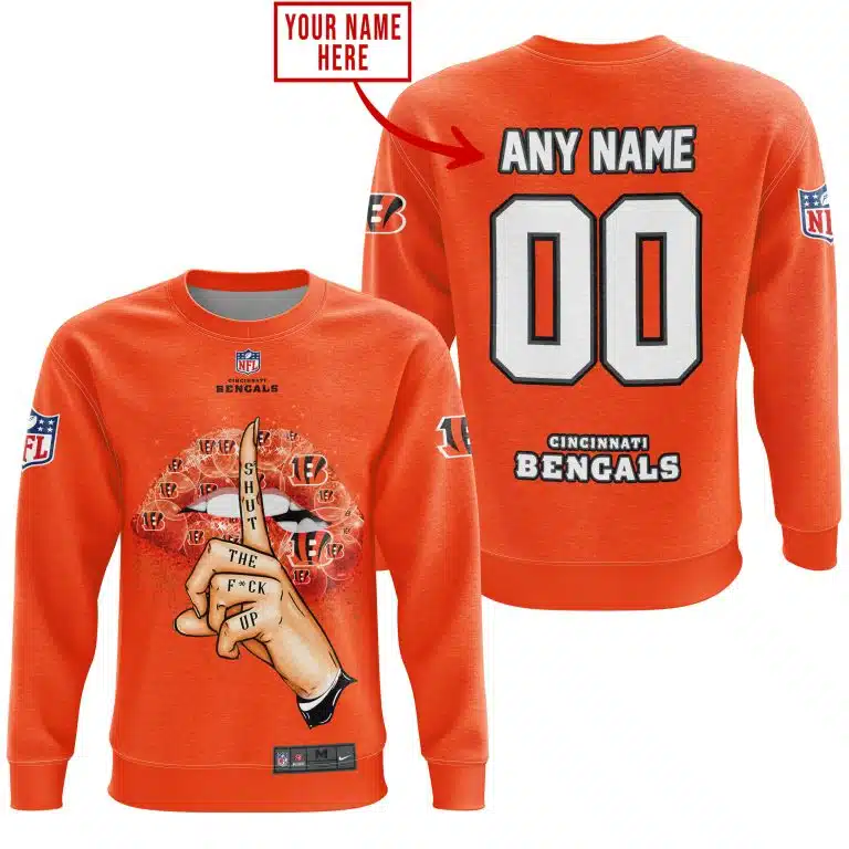 Shut The Fck Up | Cincinnati Bengals | Custom Your Name - Image 5