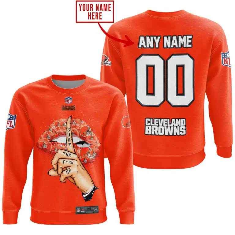 Shut The FCK Up | Cleveland Browns | Custom Your Name - Image 5