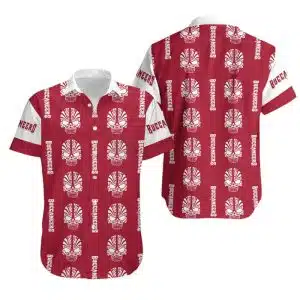Combo Tampa Bay Buccaneers Button-Up Shirt & Men Shorts TW43