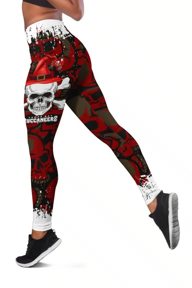 Tampa Bay Buccaneers Women's Hollow Out Tank Top + Legging WL36 - Image 3
