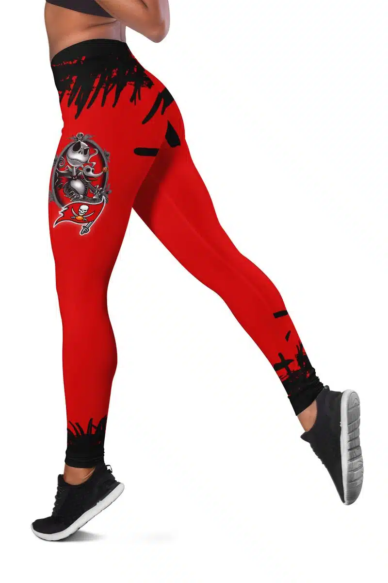 Tampa Bay Buccaneers Women's Hollow Out Tank Top + Legging LE36 - Image 3