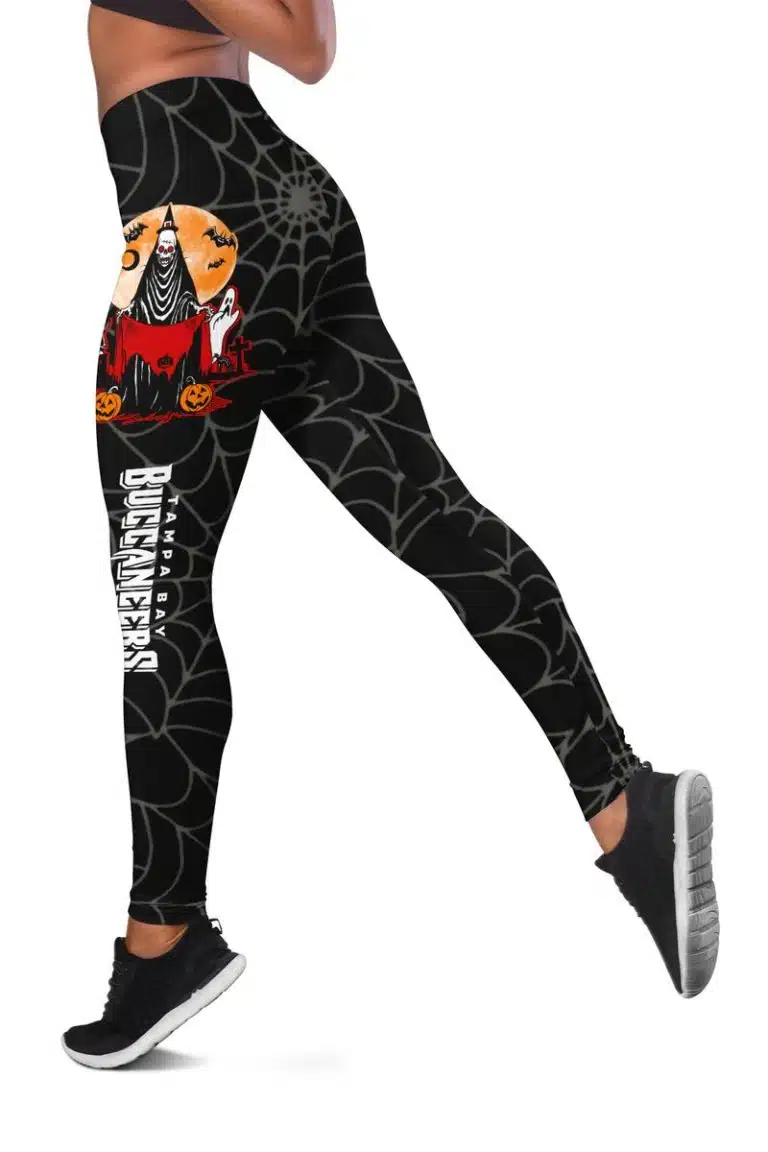 Tampa Bay Buccaneers Women's Hollow Out Tank Top + Legging WL43 - Image 3