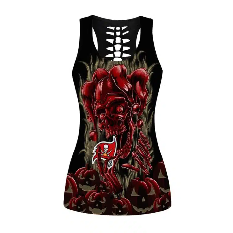 Tampa Bay Buccaneers Women's Hollow Out Tank Top + Legging RL82 - Image 2