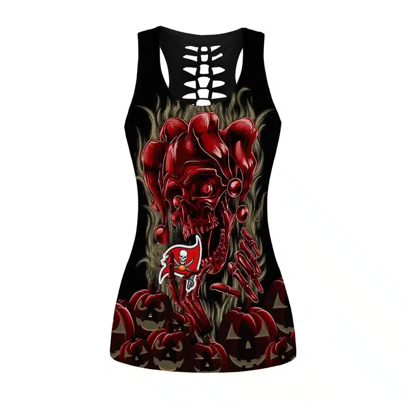 Tampa Bay Buccaneers Women's Hollow Out Tank Top + Legging RL82 - Image 2