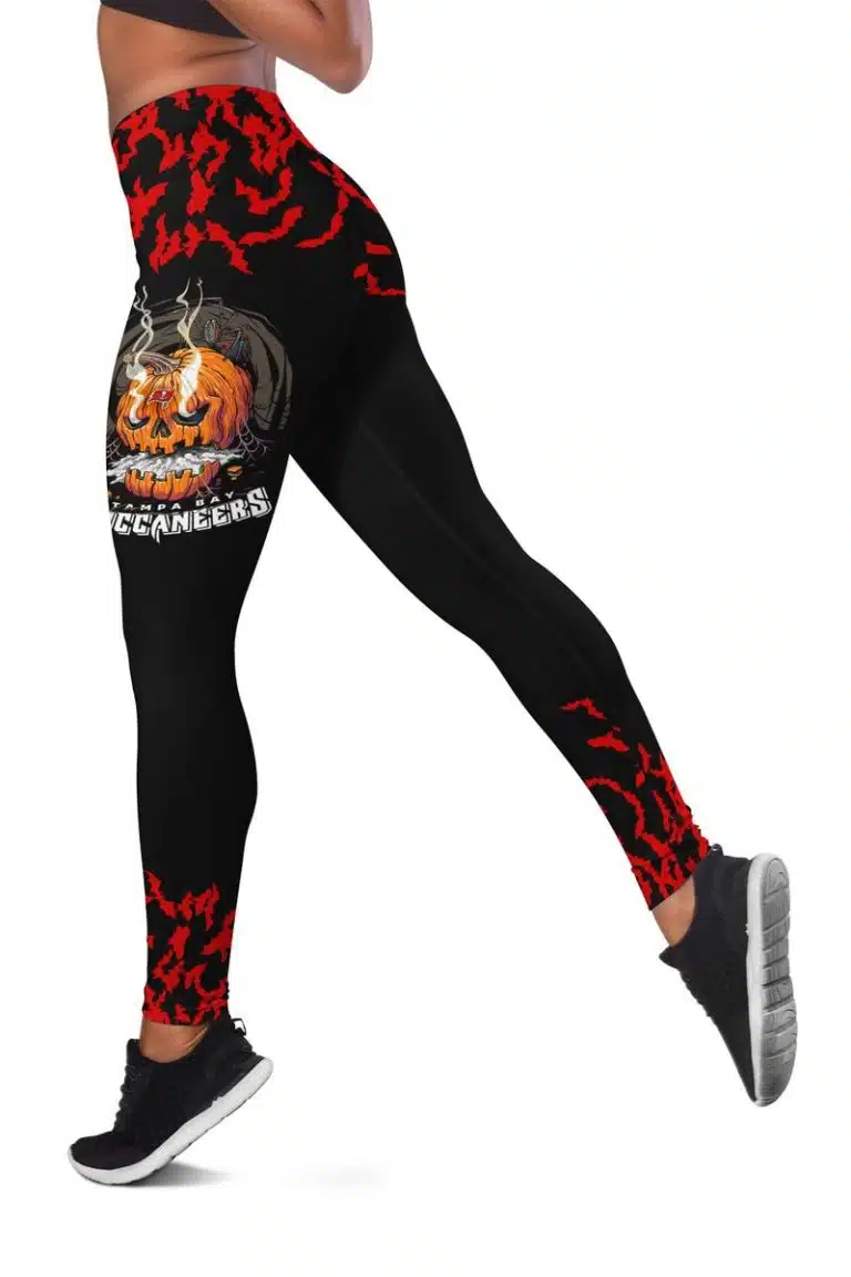 Tampa Bay Buccaneers Women's Hollow Out Tank Top + Legging WK43 - Image 3