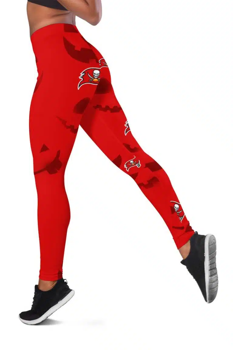 Tampa Bay Buccaneers Women's Hollow Out Tank Top + Legging QY71 - Image 3