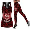 Tampa Bay Buccaneers Women's Hollow Out Tank Top + Legging UC34