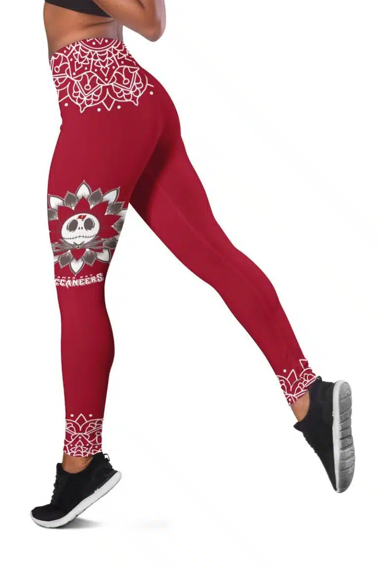 Tampa Bay Buccaneers Women's Hollow Out Tank Top + Legging UR38 - Image 3