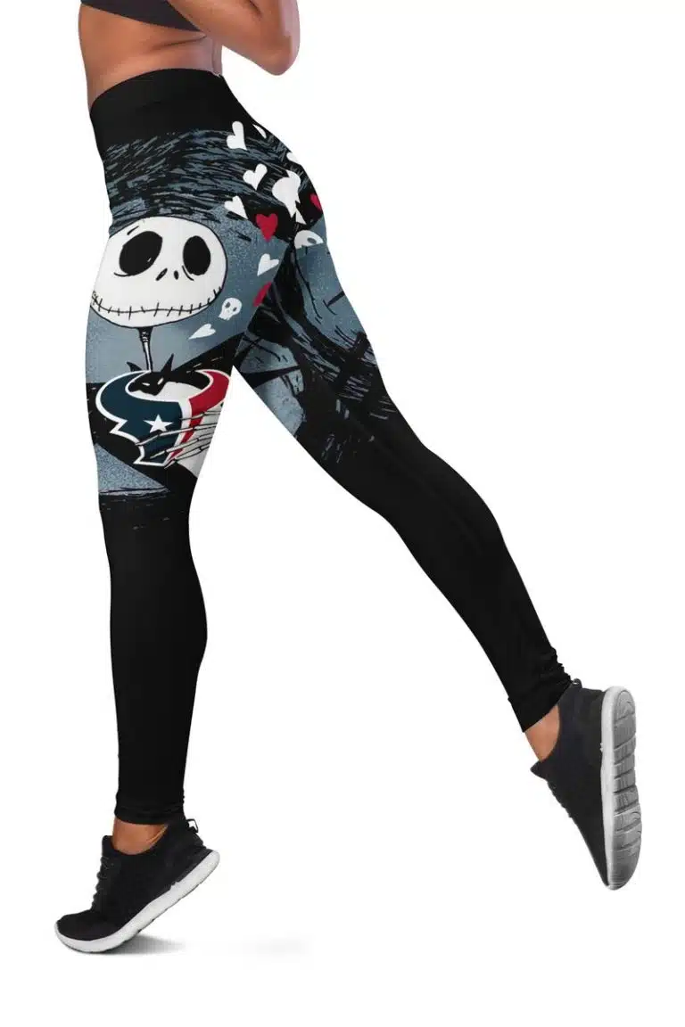Houston Texans Women's Hollow Out Tank Top + Legging EL29 - Image 3