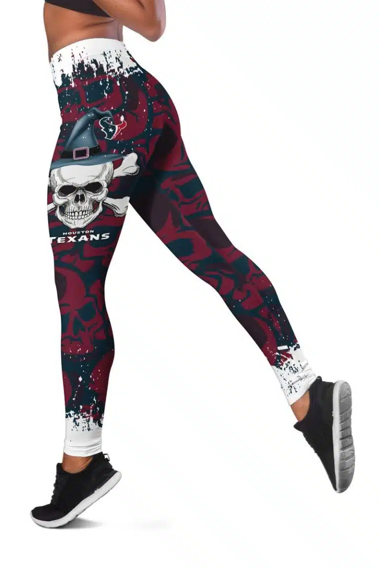 Houston Texans Women's Hollow Out Tank Top + Legging KY89 - Image 3