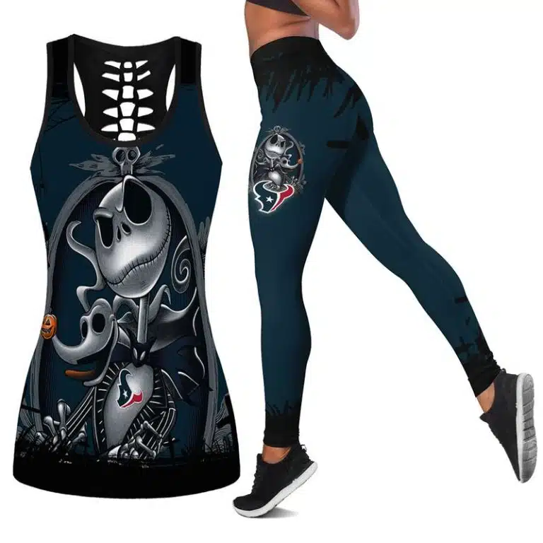 Houston Texans Women's Hollow Out Tank Top + Legging CJ17