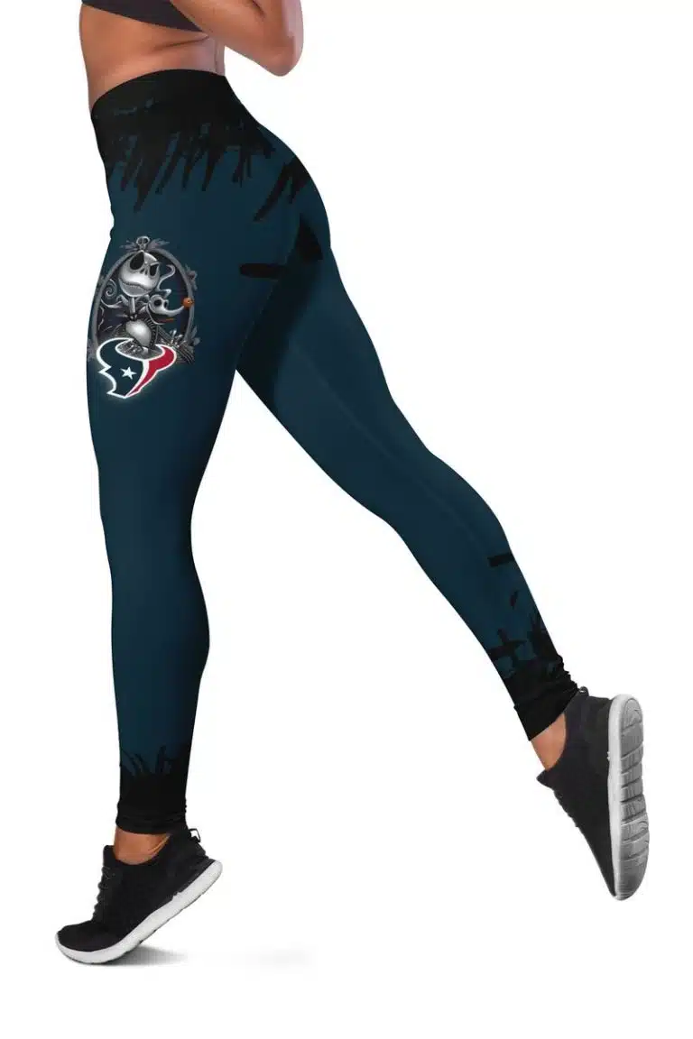 Houston Texans Women's Hollow Out Tank Top + Legging CJ17 - Image 3