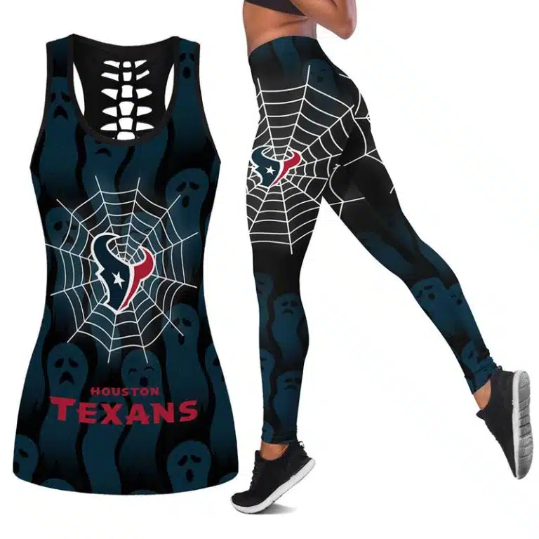 Houston Texans Women's Hollow Out Tank Top + Legging VL24
