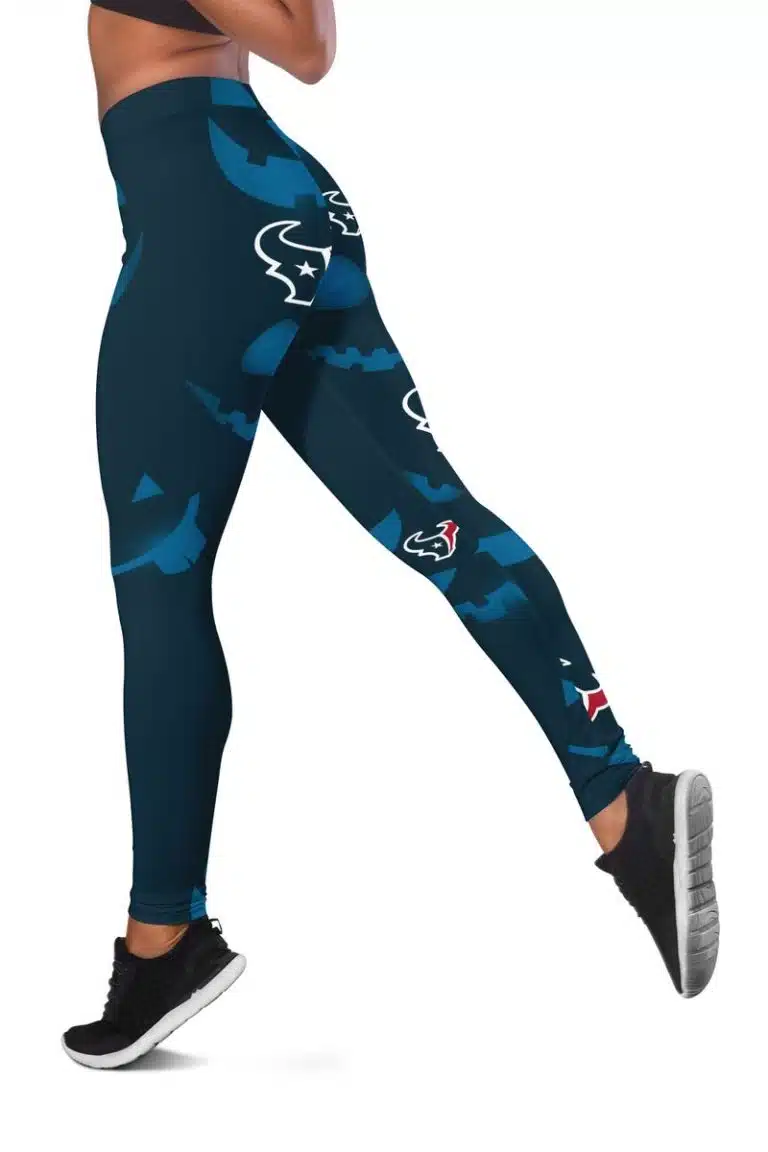 Houston Texans Women's Hollow Out Tank Top + Legging JS13 - Image 3
