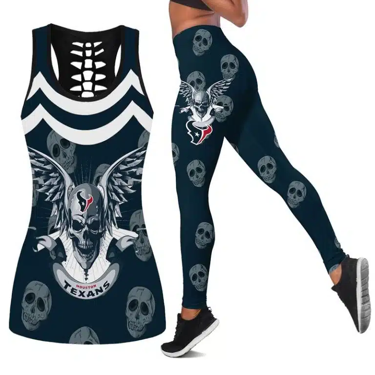 Houston Texans Women's Hollow Out Tank Top + Legging UR23