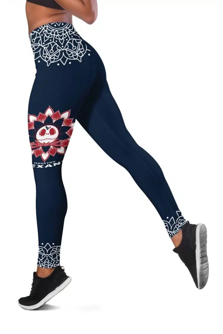 Houston Texans Women's Hollow Out Tank Top + Legging KH71 - Image 2