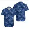 Combo Tennessee Titans Button-Up Shirt & Men Shorts EJ76