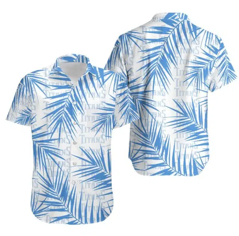 Combo Tennessee Titans Button-Up Shirt & Men Shorts VG47