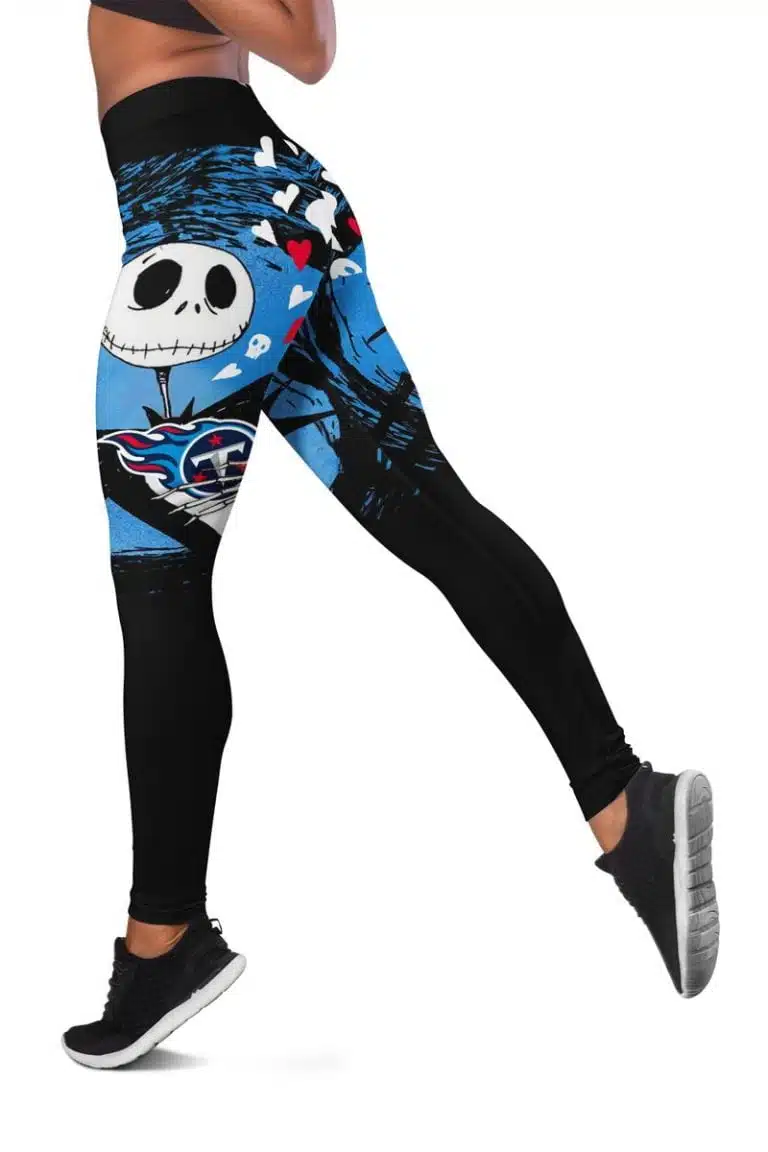 Tennessee Titans Women's Hollow Out Tank Top + Legging KF71 - Image 3