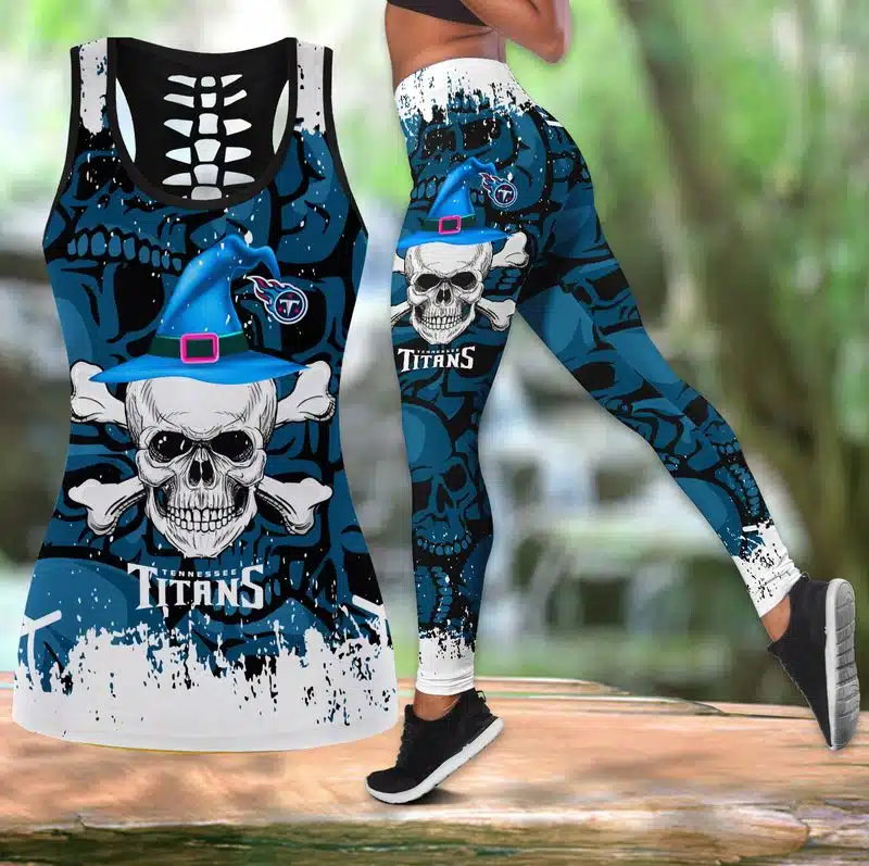 Tennessee Titans Women's Hollow Out Tank Top + Legging NS25
