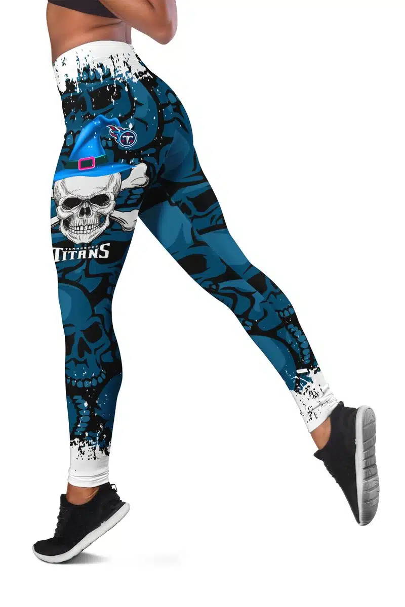 Tennessee Titans Women's Hollow Out Tank Top + Legging NS25 - Image 3