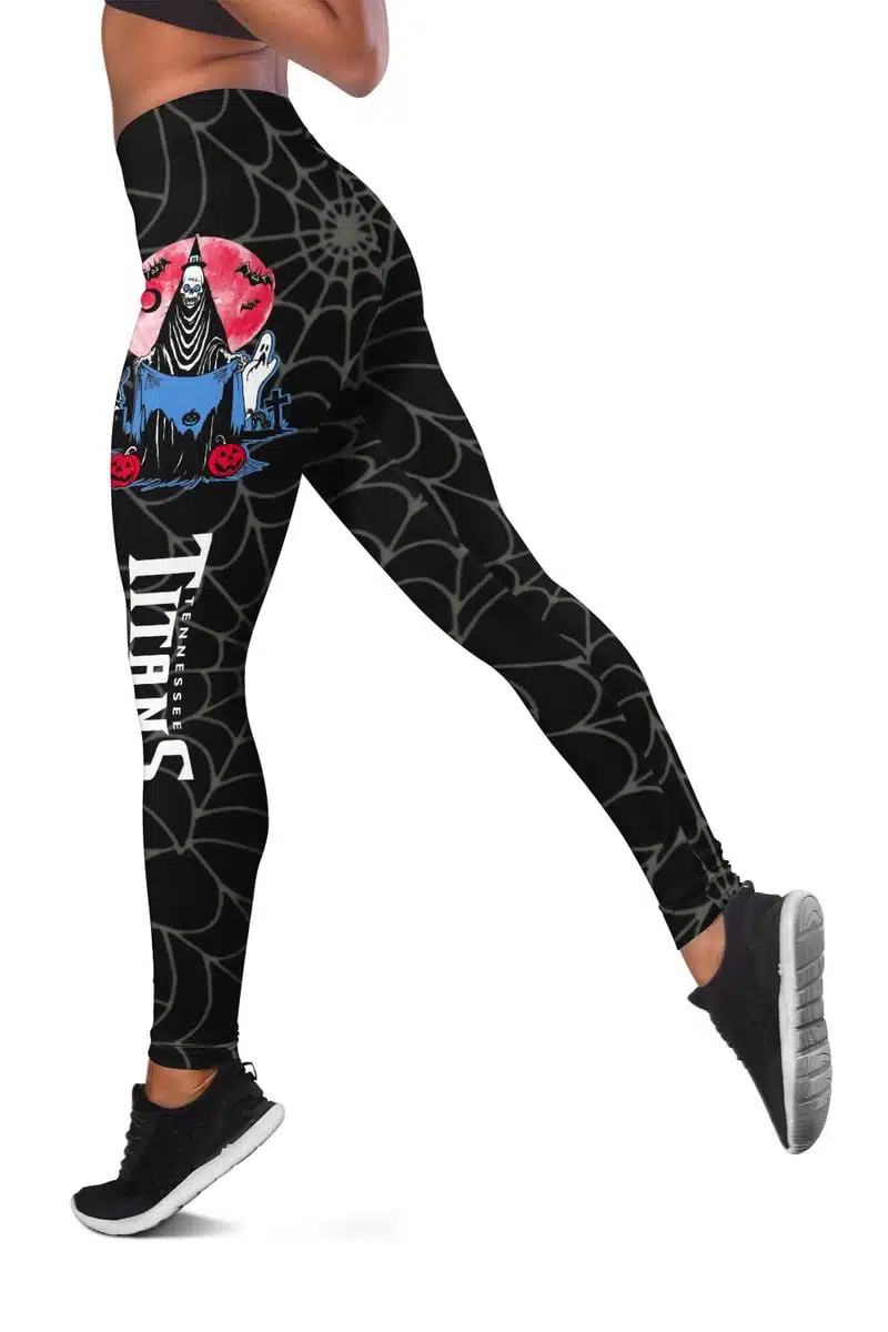Tennessee Titans Women's Hollow Out Tank Top + Legging EJ25 - Image 3