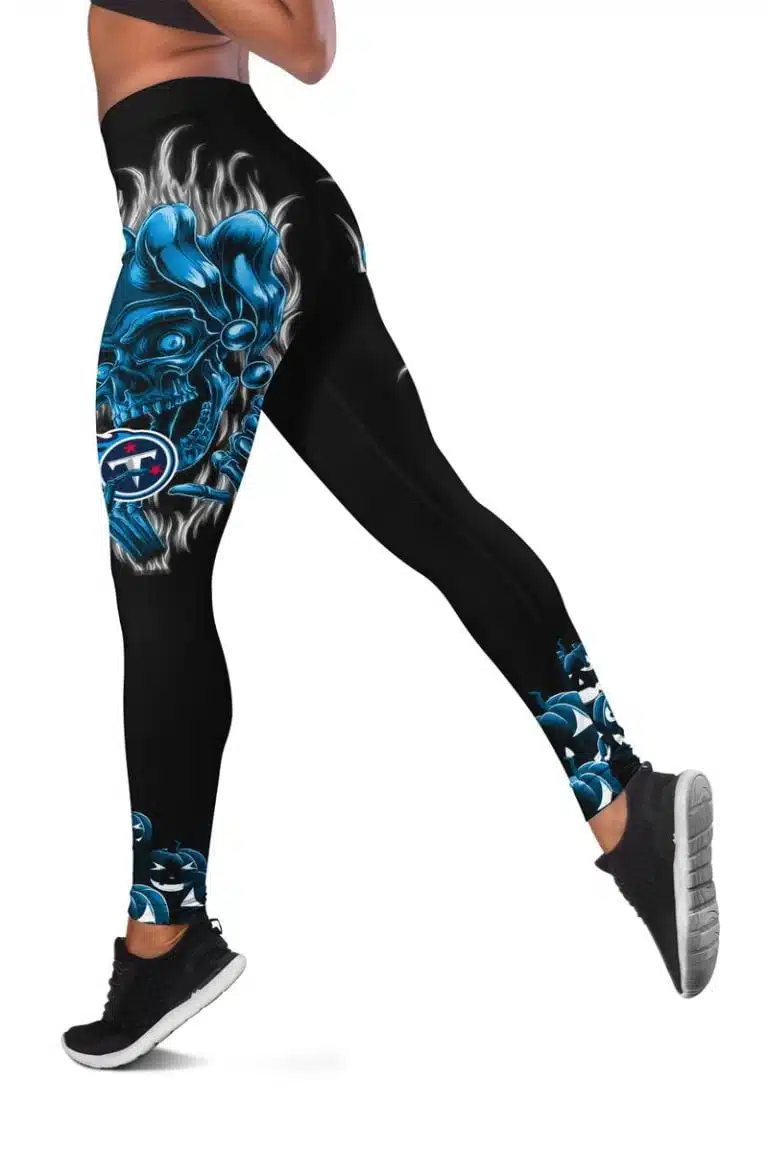 Tennessee Titans Women's Hollow Out Tank Top + Legging KF13 - Image 3