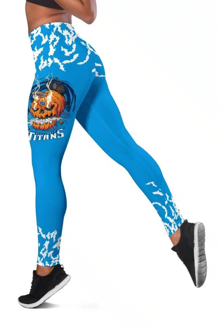 Tennessee Titans Women's Hollow Out Tank Top + Legging EY36 - Image 3