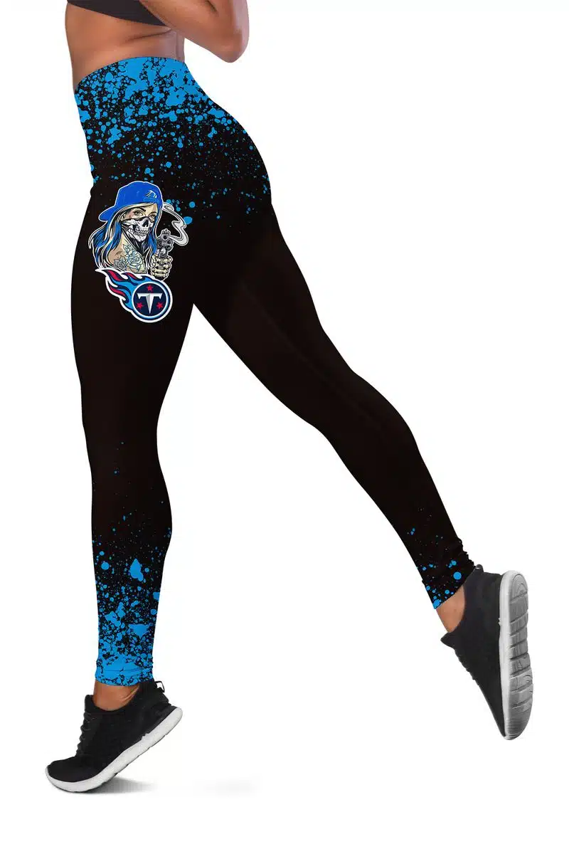 Tennessee Titans Women's Hollow Out Tank Top + Legging LH29 - Image 3