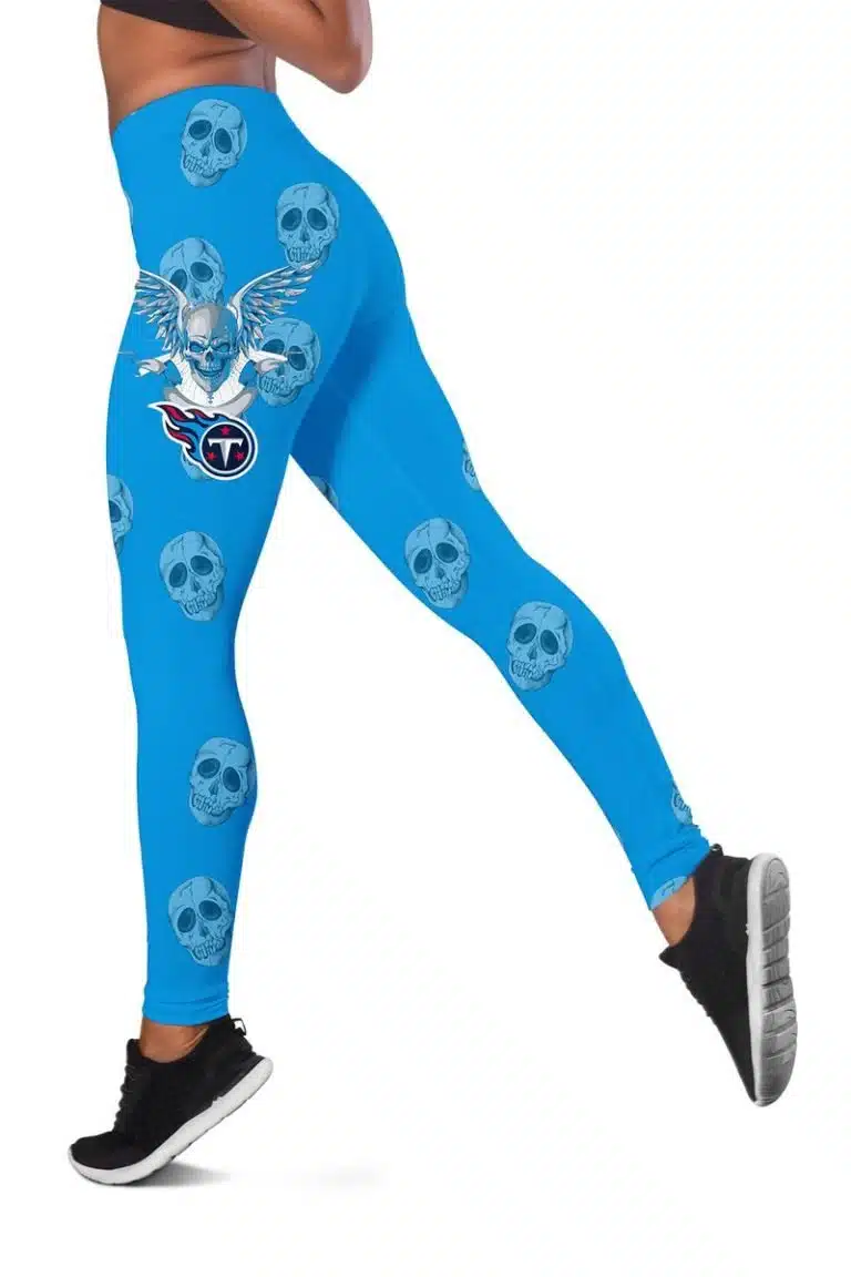Tennessee Titans Women's Hollow Out Tank Top + Legging TK47 - Image 3