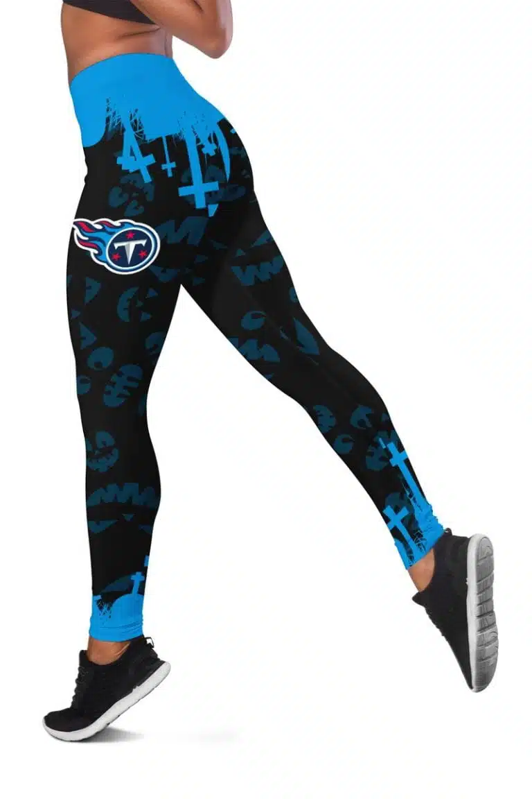 Tennessee Titans Women's Hollow Out Tank Top + Legging NY13 - Image 3