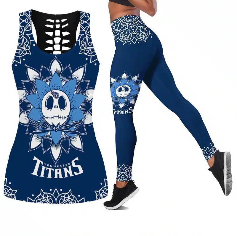 Tennessee Titans Women's Hollow Out Tank Top + Legging MX64