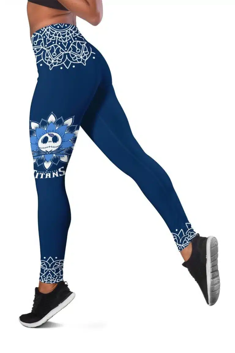 Tennessee Titans Women's Hollow Out Tank Top + Legging MX64 - Image 3