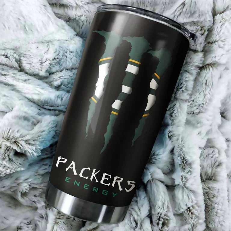 ΝFL12-Limited Green Bay Packers Skinny Tumbler Cup 20oz & 30oz - Image 2