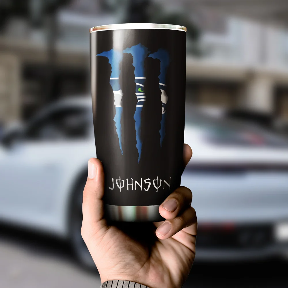 ΝFL29-Limited Personalized Seattle Seahawks Tumbler Cup 20OZ & 30OZ - Image 4