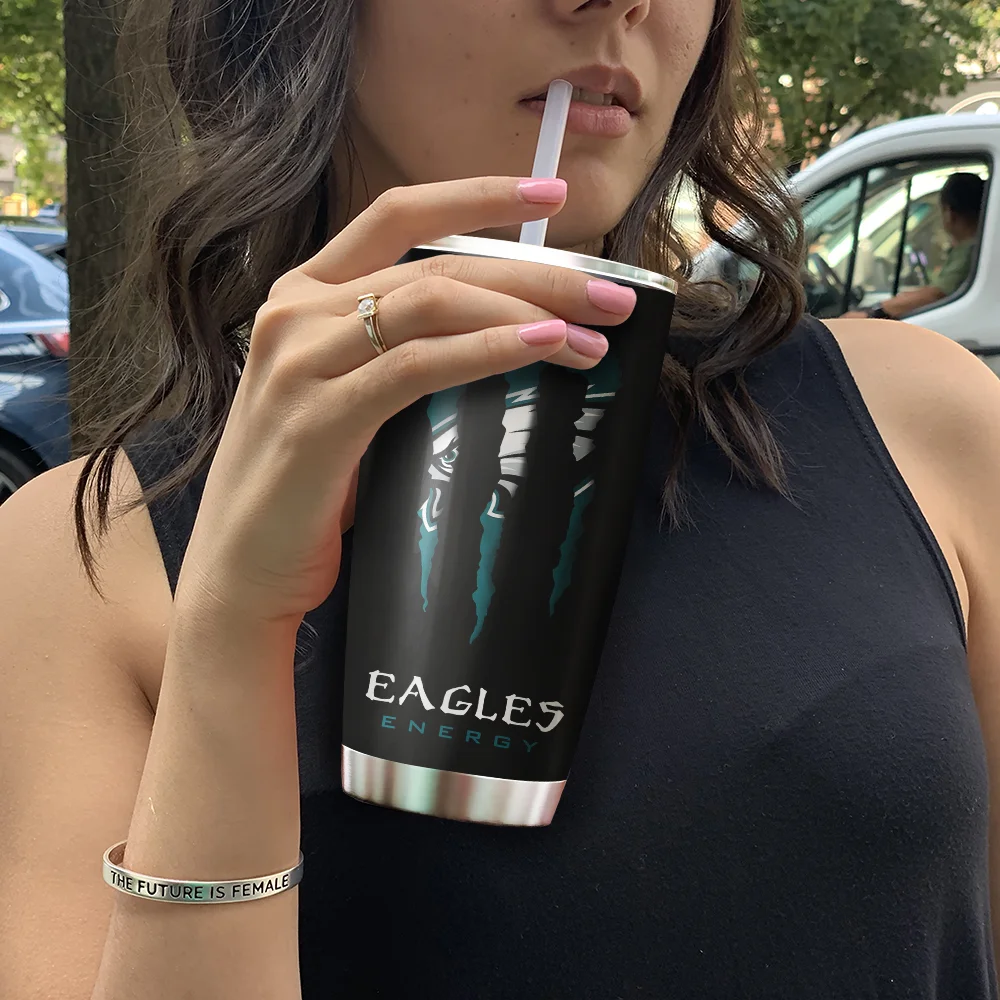 Νfl24-Limited Philadelphia Eagles Tumbler Cup 20oz & 30oz - Image 3
